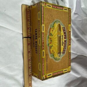 Vintage Tampa Nugget Cigar Box